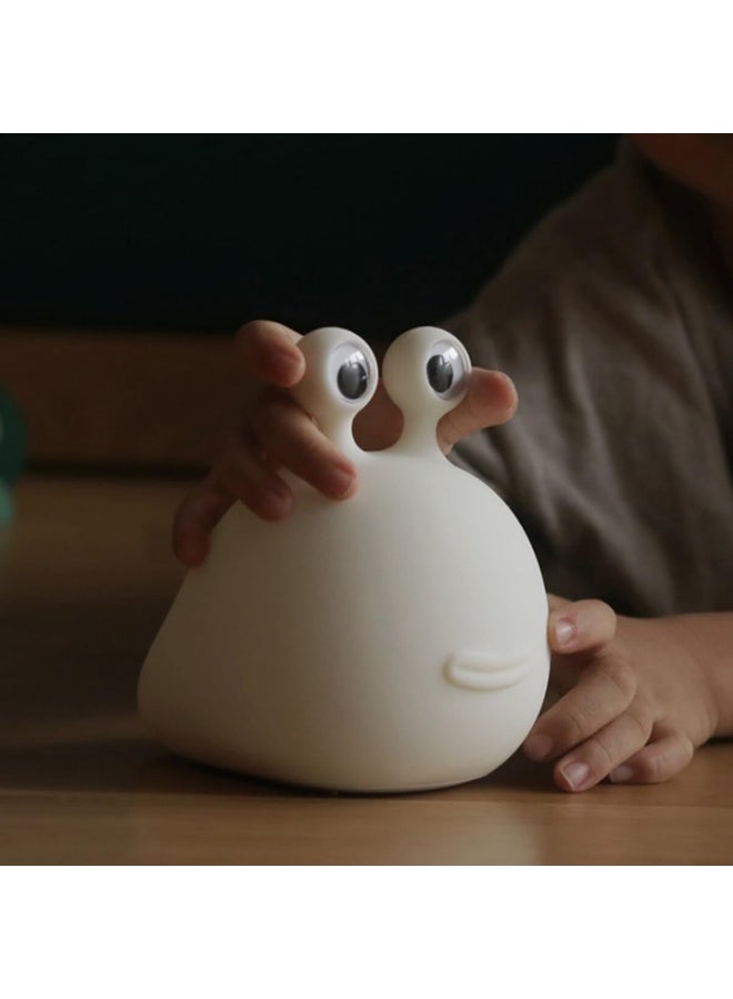 Uonlytech Cartoon Night Light Slug Silicone Bedside Sleeping Decorative Desktop Light Table Lamp for Kids Home Bedroom - Image 5