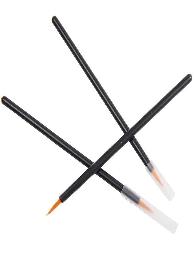Rinpoche Disposable Eyeliner Applicator Cosmetic Eye Line Wands Makeup Tool with Covers Eyelash Growing for Women's and Girl's (Multicolor) (Pack Of 20) - Image 2