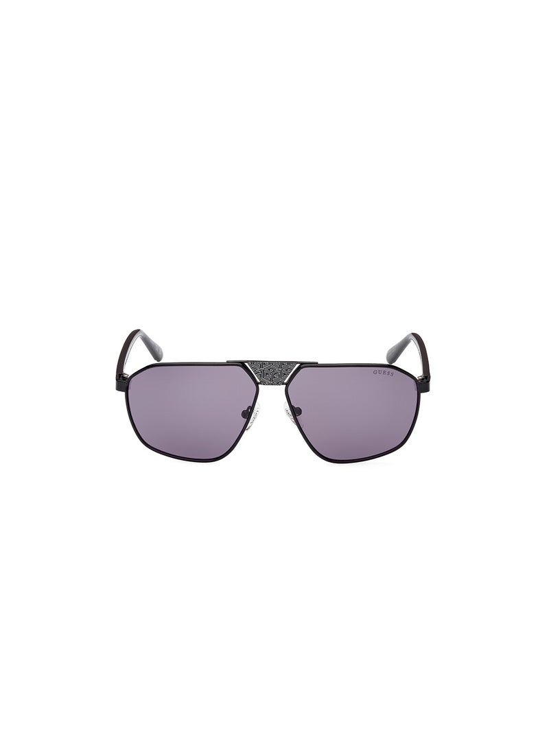 GUESS Men's UV Protection Pilot Sunglasses - GU0008601Y59 - Lens Size: 59 Mm - Image 2