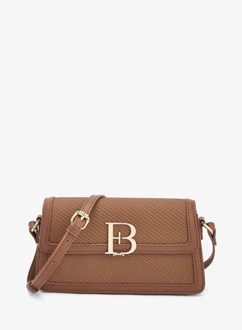 Flora Bella Textured Crossbody Bag with Adjustable Shoulder Strap