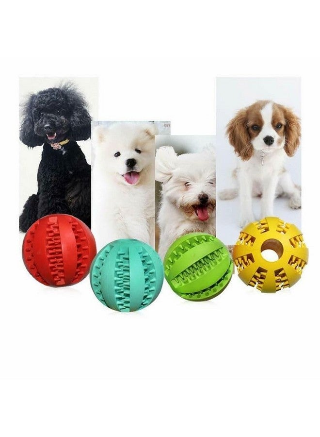 بت كرة لعبة للكلاب غير سامة مقاومة للعض للكلاب الأليفة الصغيرة والجراء والقطط والكلاب وطعام الحيوانات الأليفة ووجبة المضغ وتنظيف الأسنان وكرة تمرين كرة تدريب الذكاء - Image 5