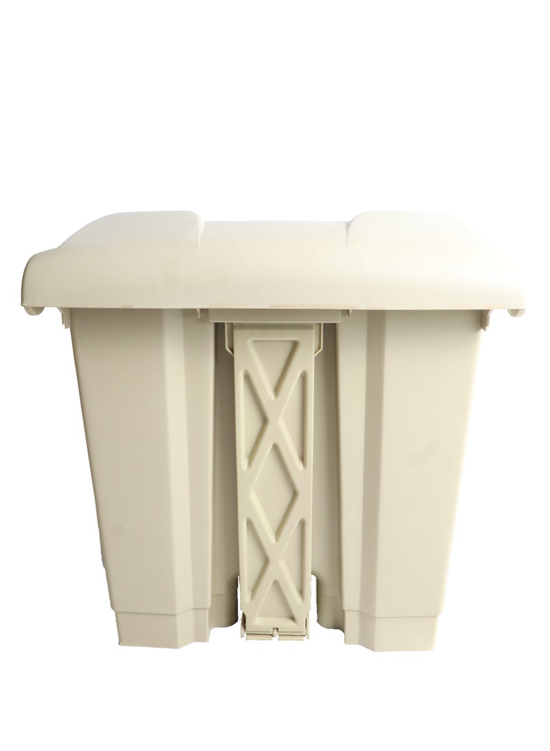 Step Trash Bin | Plastic Matte Finish | Suitable For Bathrooms, Kitchens & Communal Spaces | Black | 45 Liters - Image 3