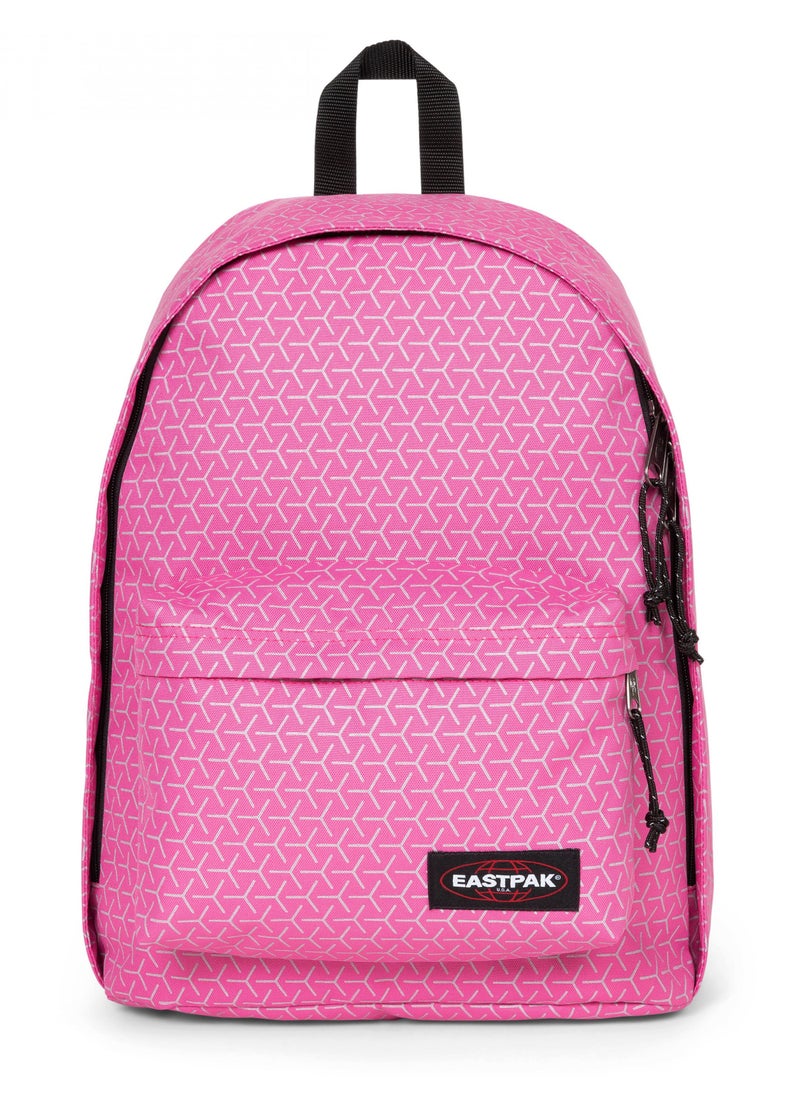 EASTPAK Out Of Office Medium Backpack With Laptop Protection - Refleks Metal Pink  - Image 1