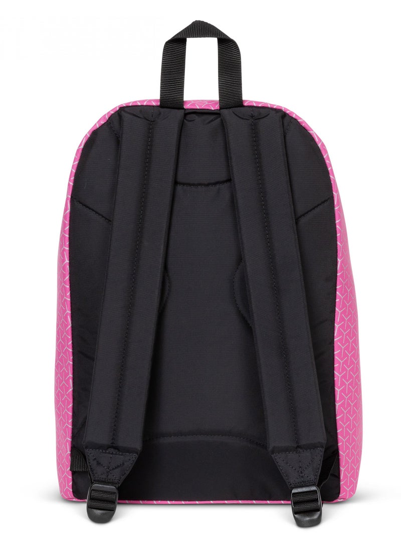 EASTPAK Out Of Office Medium Backpack With Laptop Protection - Refleks Metal Pink  - Image 3