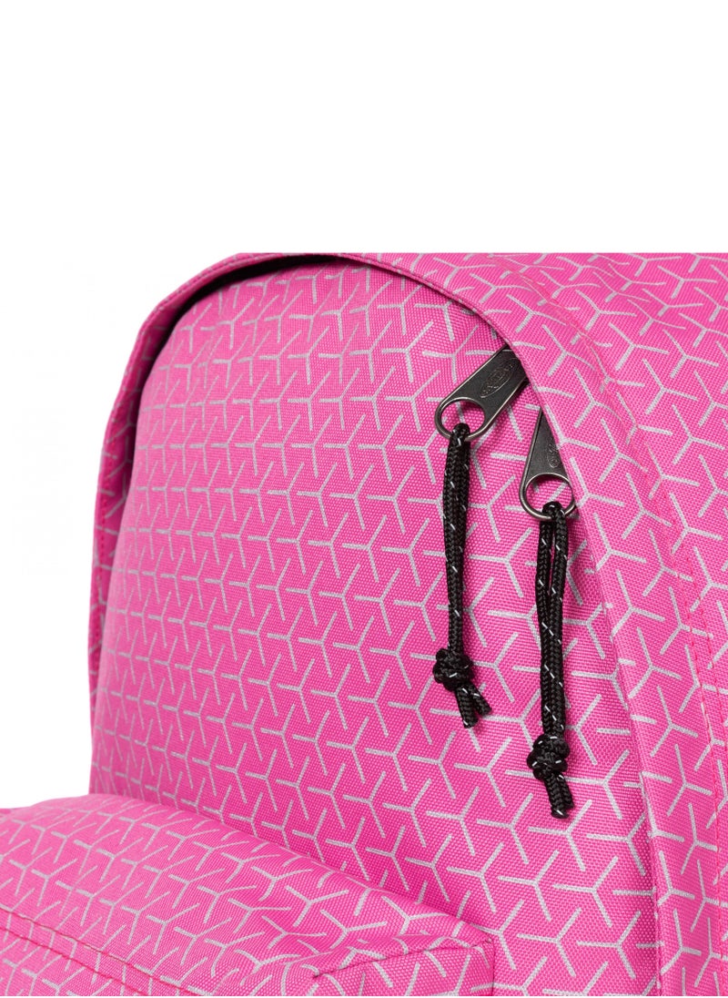 EASTPAK Out Of Office Medium Backpack With Laptop Protection - Refleks Metal Pink  - Image 5