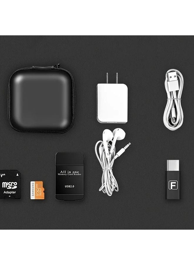 Black Faux Leather Storage Box Organizer For Cables Headphones 2pcs - Image 3