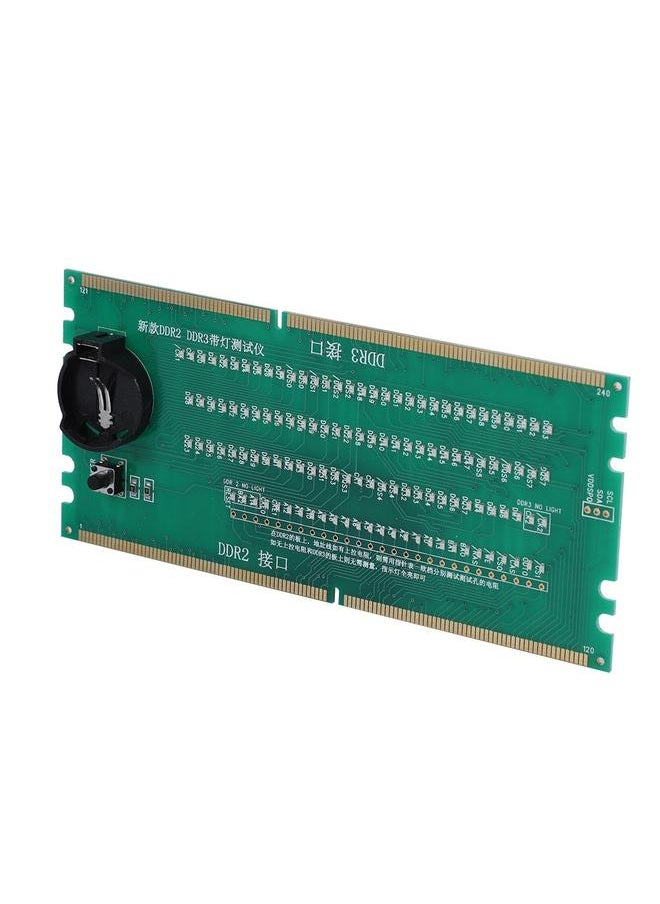 Thoraya Two in One Desktop Motherboard Test Card DDR2 / DDR3 With Light Tester  - Image 3