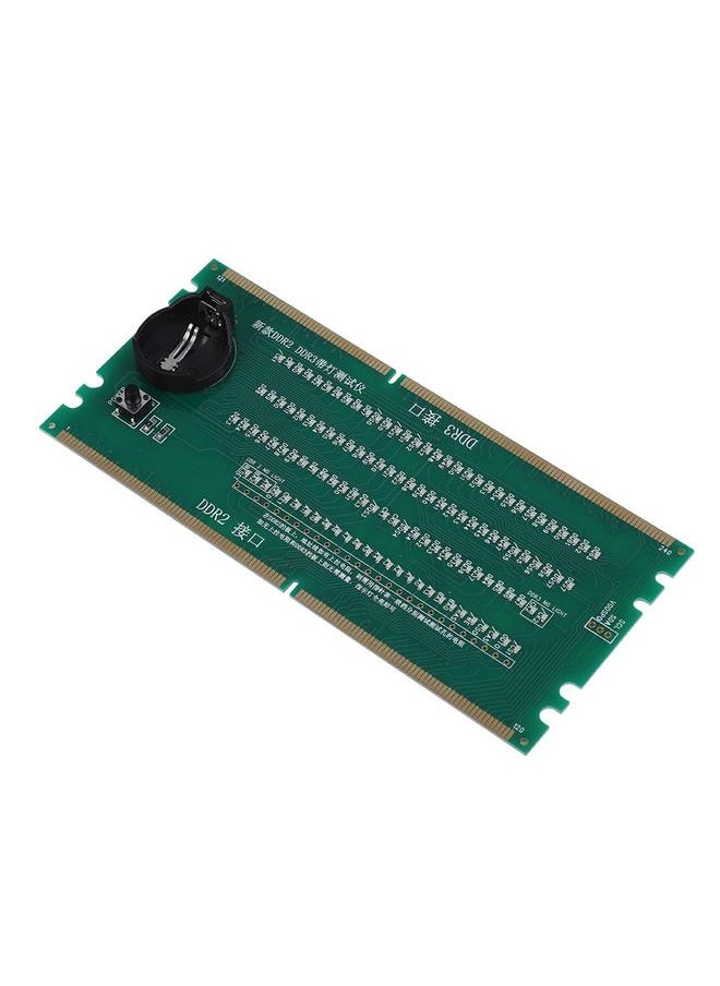 Thoraya - Two in One Desktop Motherboard Test Card DDR2 / DDR3 With Light Tester - Image 1