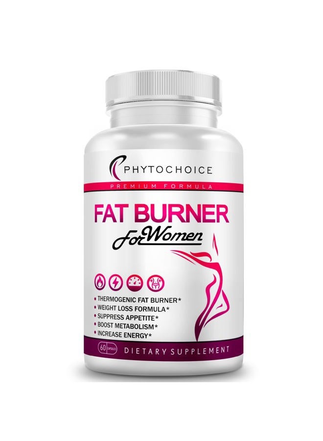PhytoChoice Best Diet Pills that Work Fast for Women-Natural Weight Loss Supplements-Thermogenic Fat Burning Pills for Women-Appetite Suppressant Carbohydrate Blocker Metabolism Booster-Belly Fat Burner - Image 1