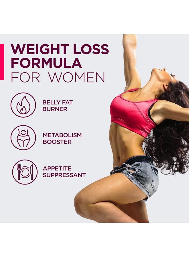 PhytoChoice Best Diet Pills that Work Fast for Women-Natural Weight Loss Supplements-Thermogenic Fat Burning Pills for Women-Appetite Suppressant Carbohydrate Blocker Metabolism Booster-Belly Fat Burner - Image 3