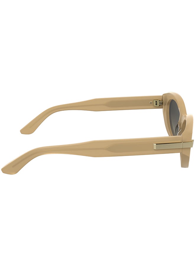 CALVIN KLEIN نظارات شمسية كاملة الإطار من أسيتات كالفن كلاين CK25502S 5417 (209) بيج أوباليني - Image 5