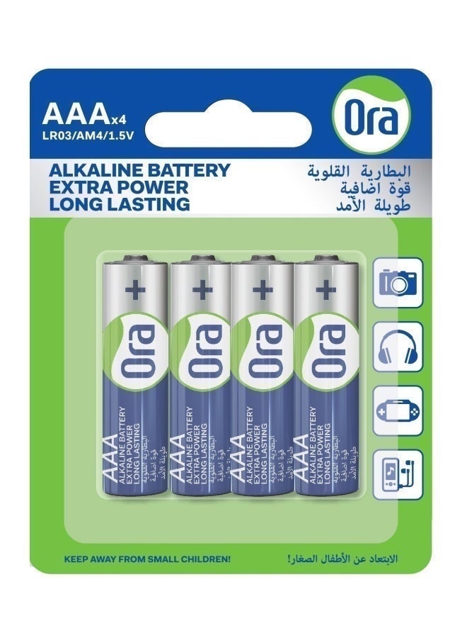 Ora Aaa Alkaline Extra Power Long Lasting Battery, China
