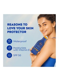Nivea NIVEA Sun Lotion, Spf 50, With Uva & Uvb Protection, Water Resistant Sunscreen For Men & Women, 75 Ml  - Image 4