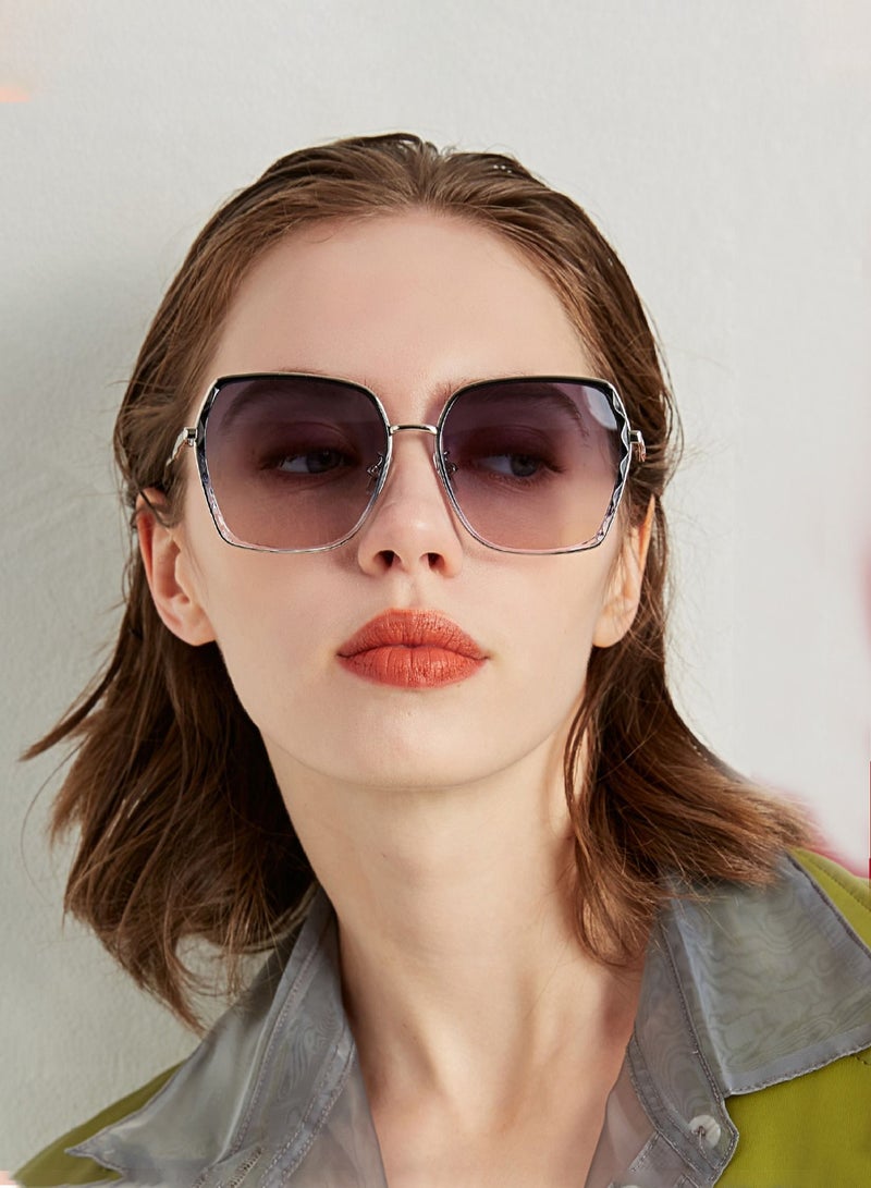 LAOONT Women's Sunglass Polarized Lens Hexagon Frame-Stylish design - Image 2