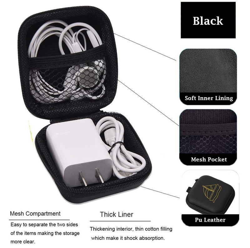Stealodeal Leather Zipper Headphone Case - Image 4