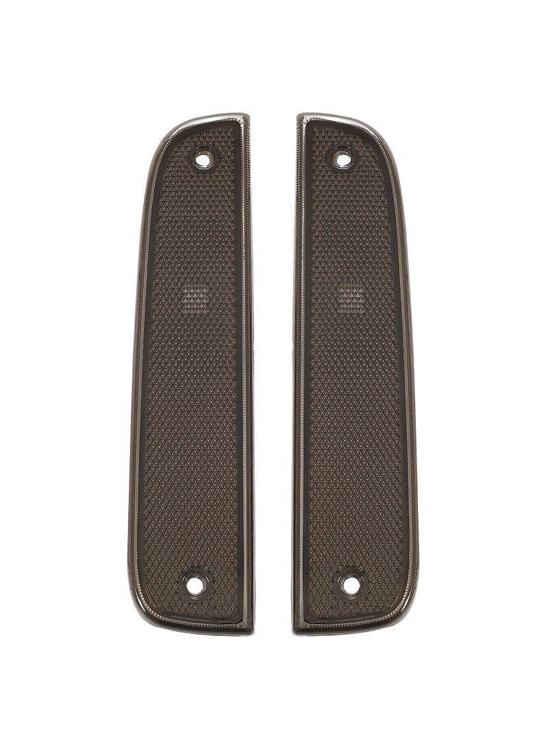 ECOTRIC ECOTRIC Front Corner + Bumper Signal Lights Compatible with 1997-2001 Jeep Cherokee XJ Smoke Lens 4Pcs  - Image 4