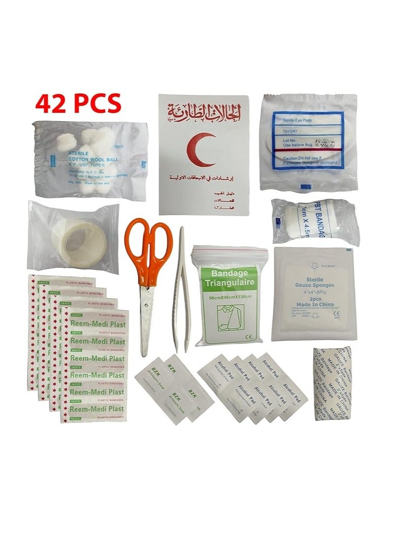 Midwest Portable First Aid Kit, 42 pieces in Box - Image 2