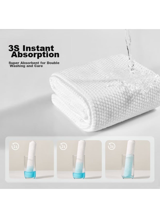 Sometimes Light Disposable Towels, Extra Large And Thick, Non-compressed Face Towels, Travel-friendly, Pack Of 10 - Image 2