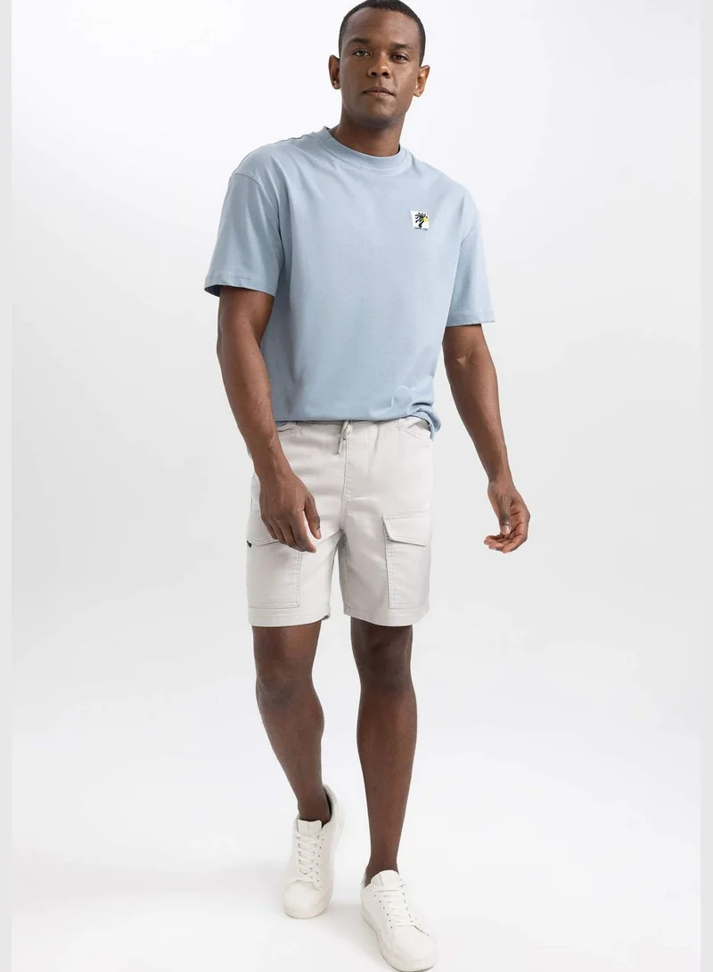 ديفاكتو Man Crew Neck Short Sleeve Knitted T-Shirt