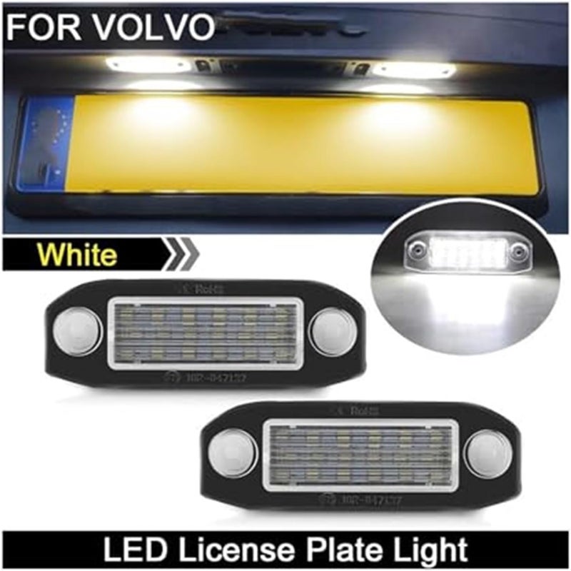 Vuzmode 2Pcs White License Plate Light for Volvo - Image 3