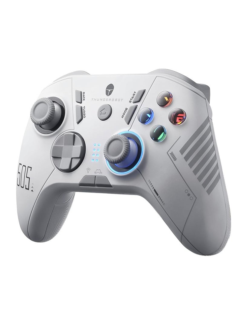 SOLARAE G50S 1000HZ Wireless PC Controller for Windows PC,Switch,IOS&Android,6 Programmable Buttons,PC Game Controller with Hall Effect Joysticks&Triggers/Gyroscope - Image 1