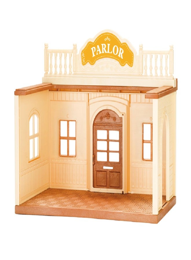 OLEOCA Family Parlor Doll House - Cozy Living Room Cabin with Bunny Figure, Sofa & Furniture, Modular Pretend Play Set for Kids Ages 3+ - Image 1
