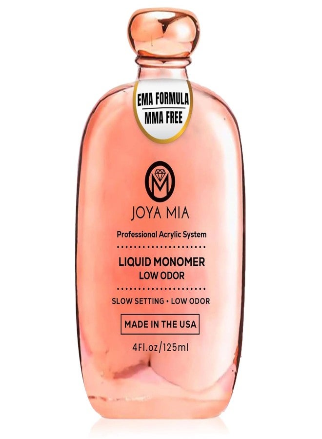 JOYA MIA Low Odor Liquid Monomer, Clean & Slow Setting Acrylic Monomer for Salon-Quality Nail Shaping & Acrylic Powder Application, Odorless Nail Monomer with Superior Adhesion Formula, 4 oz - Joya Mia - Image 1