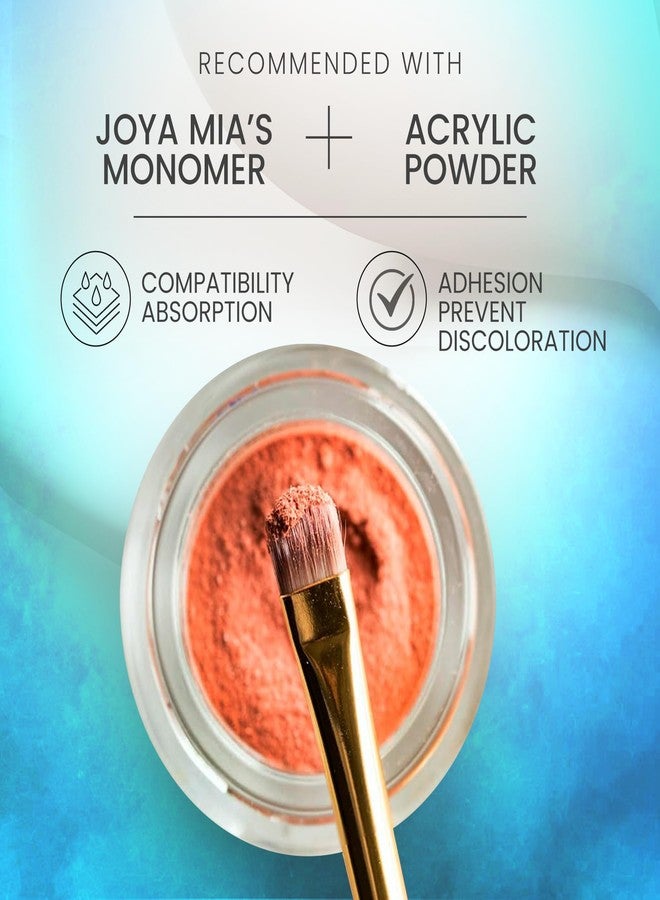 JOYA MIA Low Odor Liquid Monomer, Clean & Slow Setting Acrylic Monomer for Salon-Quality Nail Shaping & Acrylic Powder Application, Odorless Nail Monomer with Superior Adhesion Formula, 4 oz - Joya Mia - Image 3