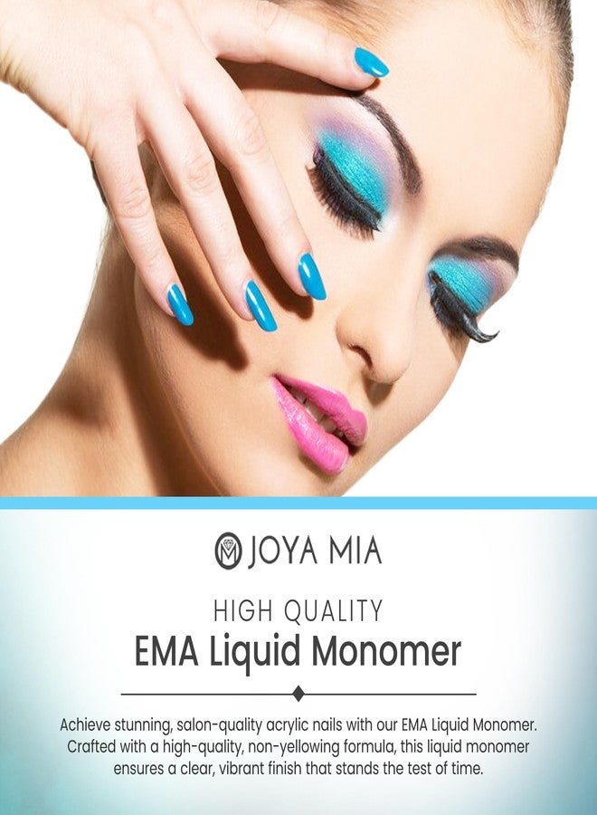 JOYA MIA Low Odor Liquid Monomer, Clean & Slow Setting Acrylic Monomer for Salon-Quality Nail Shaping & Acrylic Powder Application, Odorless Nail Monomer with Superior Adhesion Formula, 4 oz - Joya Mia - Image 5