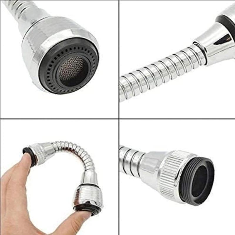 Flexible Faucet Aerator Extension Water 360Degree Swivel  - Image 5