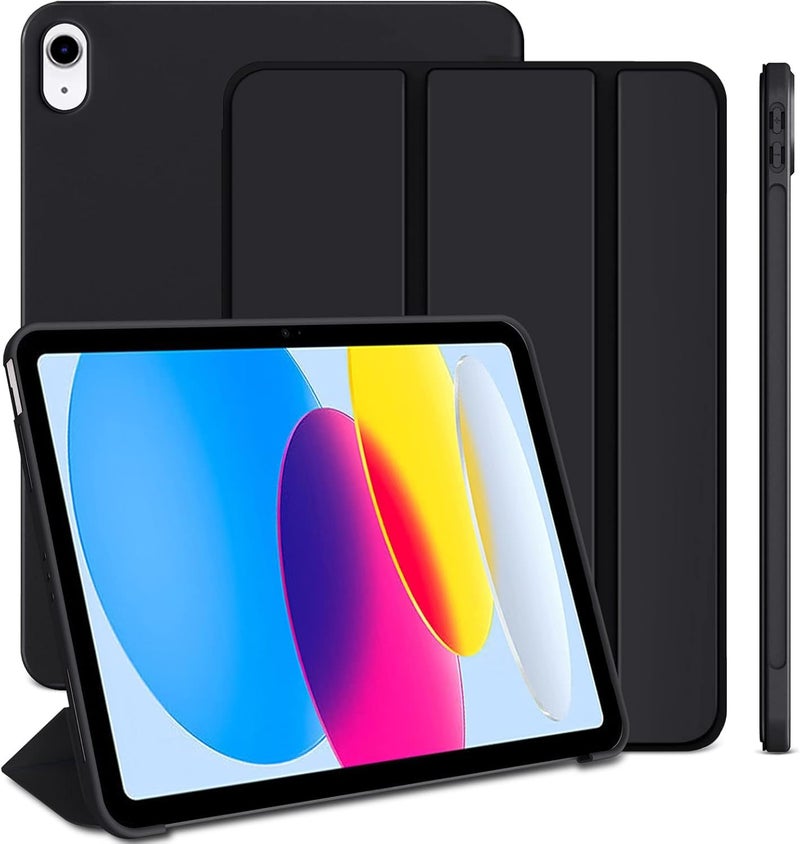 Boxome Tablet Case Cover for Apple iPad Pro 11 inch M4 (5th Gen) [Auto Sleep/Wake Cover] [Trifold Stand] - Black - Image 1