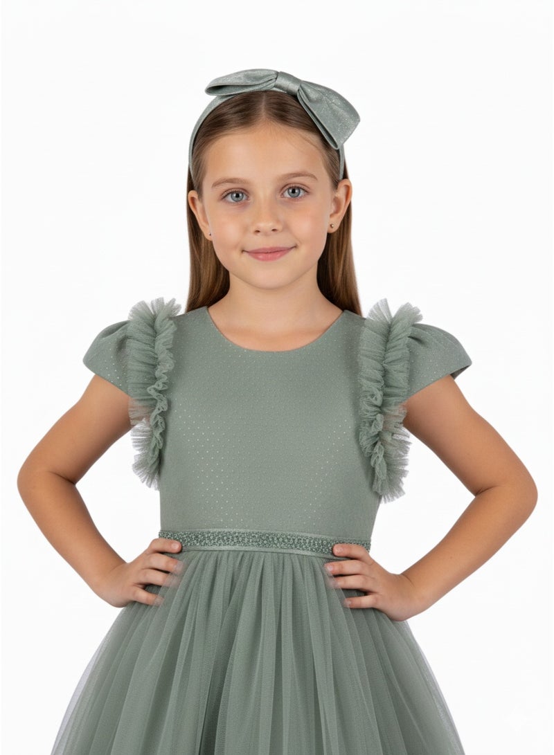 D'Daniela Ruffled Tulle Dress - Image 3