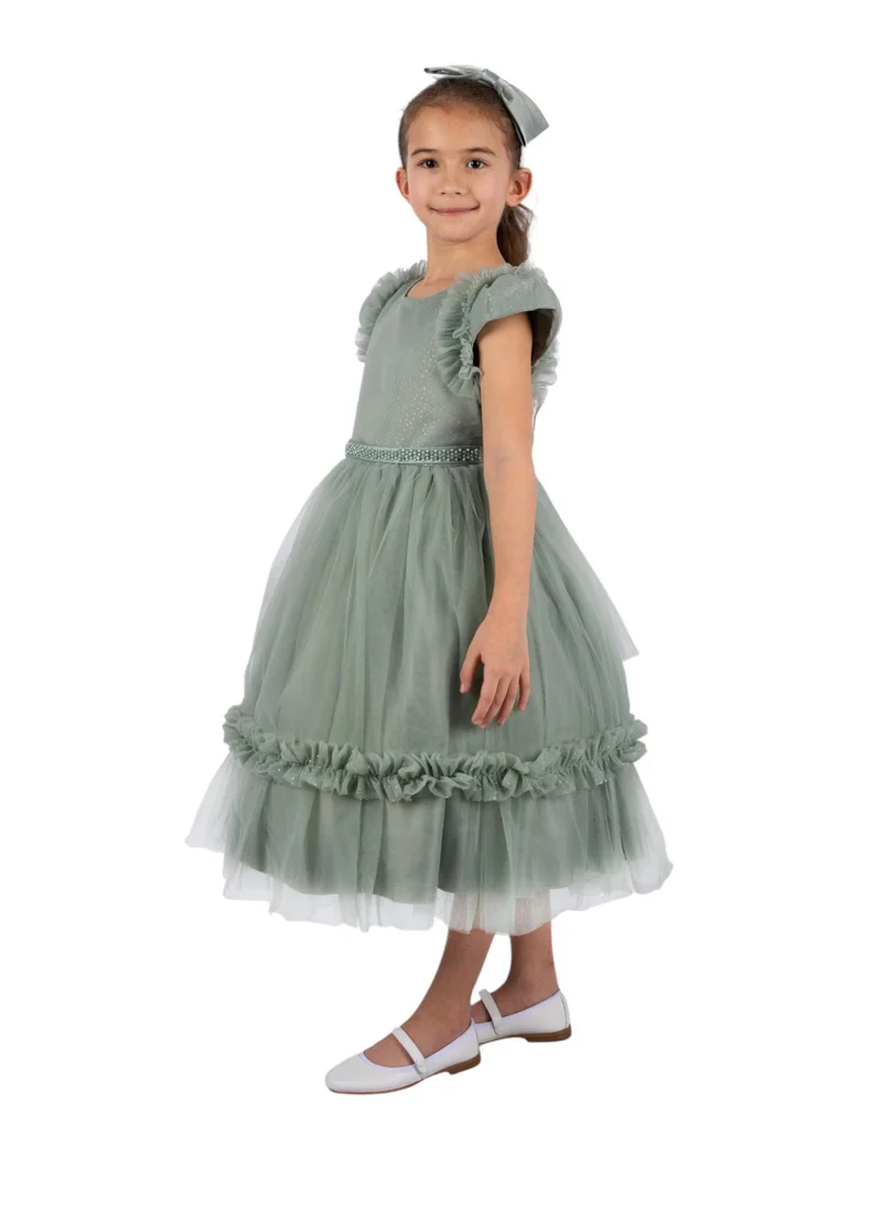 دىدانيالا Eleanor Olive Party Dress with headband
