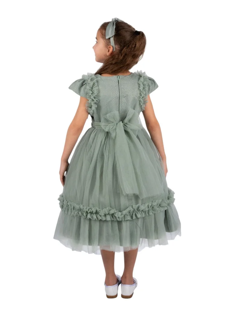 دىدانيالا Eleanor Olive Party Dress with headband