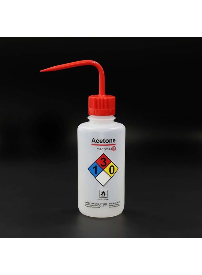 Labvida 2pcs of Safety Wash Bottles, Vol.500ml 17oz, Acetone Wash Bottle, LDPE Material, LVM004 - Image 3