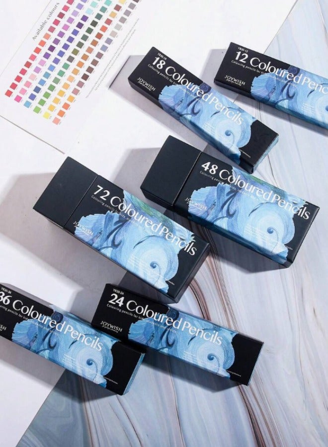 18 Colouring Pencils Set, Professional Coloured Pencils For Coloring Books, Soft Core, Ideal For Drawing Blending Shading, Color Pencils Set Colouring Pencils - Image 5