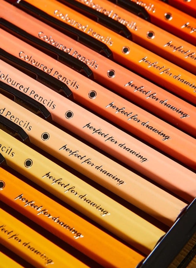 18 Colouring Pencils Set, Professional Coloured Pencils For Coloring Books, Soft Core, Ideal For Drawing Blending Shading, Color Pencils Set Colouring Pencils - Image 2