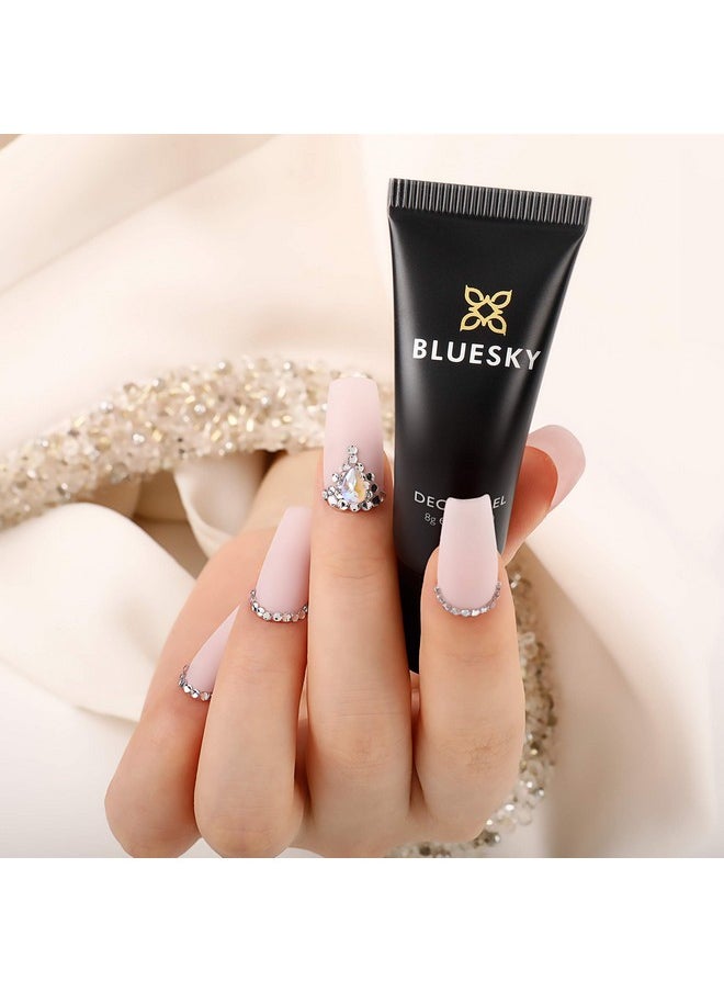 Bluesky Decor Gel Nail Art Glue For Gems, Rhinestones, Sequins, Flakes, Gel Polish, Strong Adhesive, Firm Hold, Long Lasting, Nail Art Accessories, Clear, 8G  - Image 5