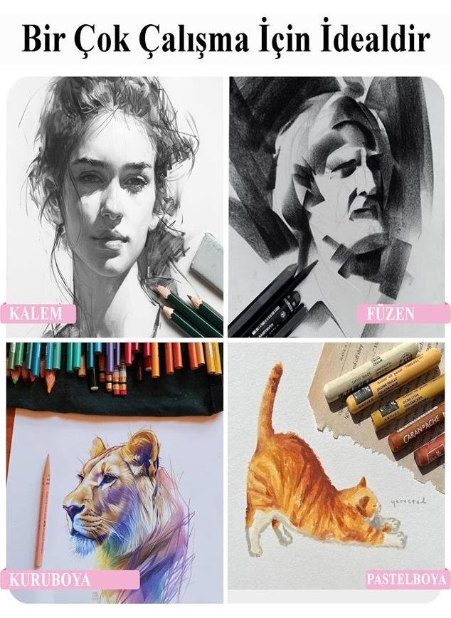 Artlantis - Sketchbook A3 Spiral 50 Sheets 1 Piece 100 gr 297X420 mm Sketchbook Top Opening Ezkiz Notebook - Image 1