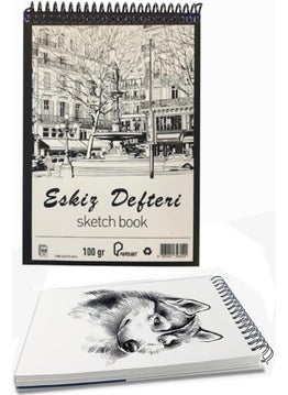 Artlantis Sketchbook A3 Spiral 50 Sheets 1 Piece 100 gr 297X420 mm Sketchbook Top Opening Ezkiz Notebook  - Image 1