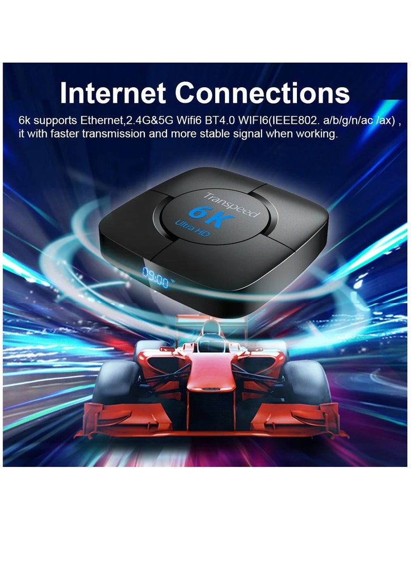 Generic Transpeed Android 12.0 Set Top Box Voice Assistant 6K 4GB 32GB  - Image 2