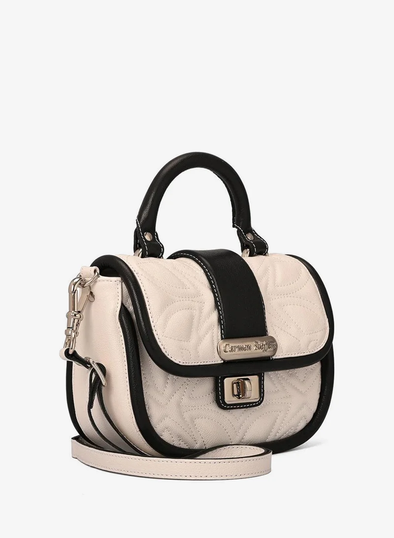 Top Handle White Bianco Bag