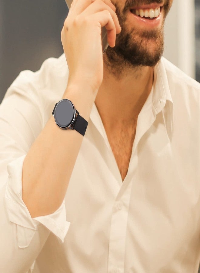 اي كي سوار AK لساعات Amazfit GTS 4 / GTS 4 Mini / GTS 3 / GTS 2 / GTS 2e / GTS 2 mini / GTS / GTR mini، سوار رياضي بديل ناعم 20 مم لساعات Amazfit Bip 3 / Bip 3 Pro / Bip U Pro / Bip / Bip Lite / Bip S / Bip S lite / Bip U الذكية للرجال والنساء (أسود) - Image 5