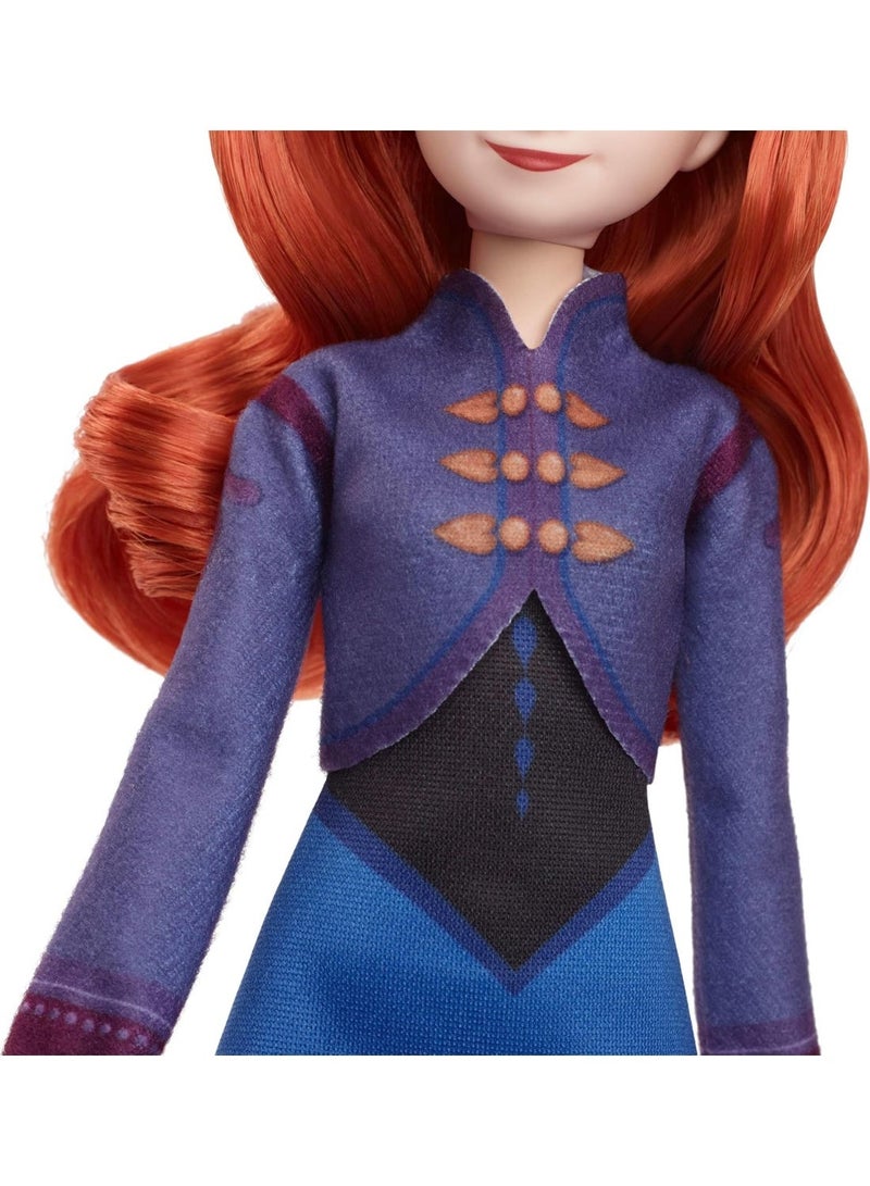 Disney Frozen Anna Ice Skater Fashion Doll with Removable Dress, Ice Skates & Accessories Inspired by Frozen: Winterfest - Image 4