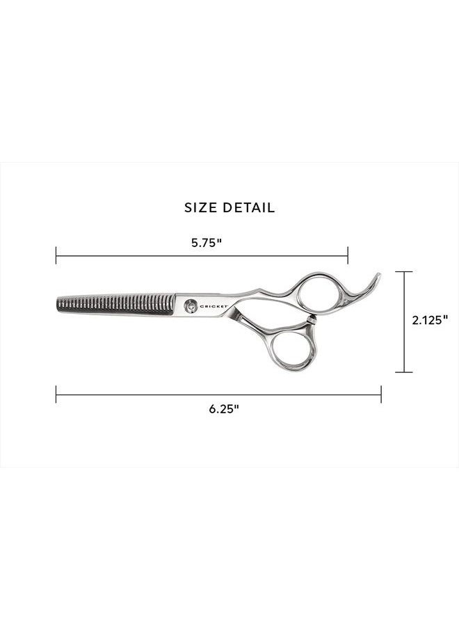 Cricket Shear Advantage Duo Professional Stylist 5.75" & 32T Stainless Steel Hair Cutting Scissors and Hair Thinning Shears Set, Value Set with Case and Accessories  - Image 5