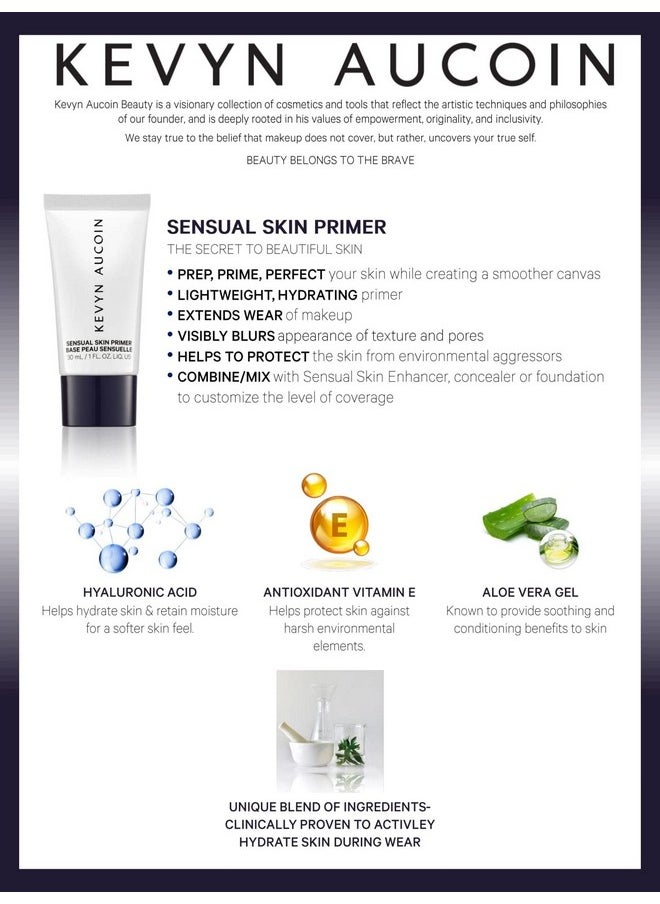 Kevyn Aucoin - Sensual Skin Primer: Lightweight Long Lasting Creamy Hydrates Smooths Fills In Pores And Fine Lines Create A Smooth Canvas For Any Look. Your Makeup Will Last Longer. - Image 1