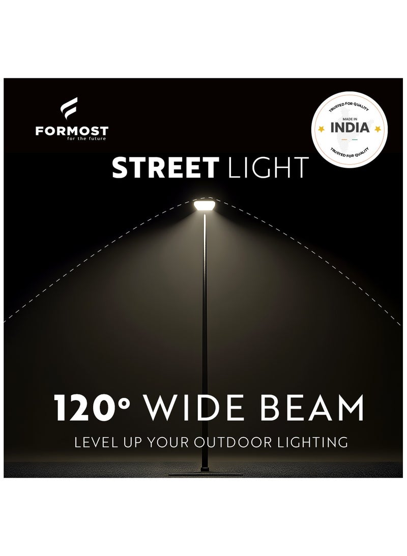 FORMOST FORMOST LED Street Light Cool White | IP66 Water Proof Outdoor Light | Slim & Compact Design | Aluminium Heat Sink | Excellent Quality Classic Power Saving | High Voltage Protection (Pack of 3, 30W)  - Image 4