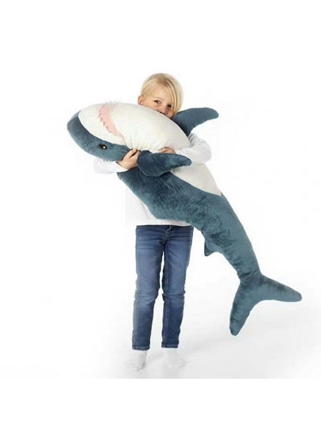 JULAN 31Inch Giant Plush Shark Toy Pillow,3D Giant Shark Stuffed Animal,Soft Shark Cushion Pillow Shark Stuffed Toy Throw Pillow For Children’S Pillow Boys And Girls Room Decoration Bedtime Gift (80Cm) - Image 2