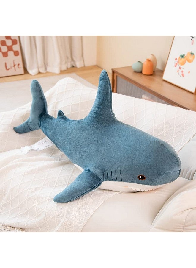JULAN 31Inch Giant Plush Shark Toy Pillow,3D Giant Shark Stuffed Animal,Soft Shark Cushion Pillow Shark Stuffed Toy Throw Pillow For Children’S Pillow Boys And Girls Room Decoration Bedtime Gift (80Cm) - Image 3