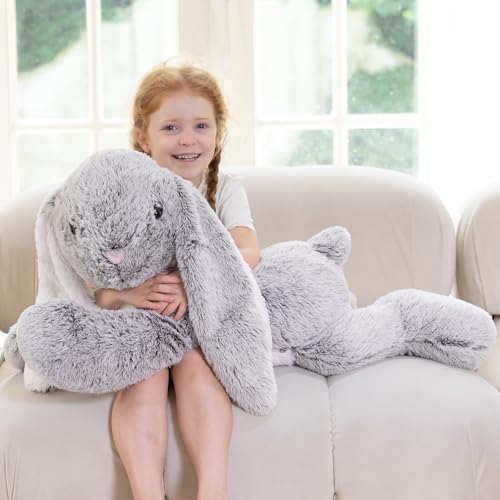 BENINY Large Bunny Stuffed Animal 31 Giant Easter Rabbit Plush Toy for Girls Boys Kids Big Cuddly Gift for Girl Chirstmas Birthday - Image 1